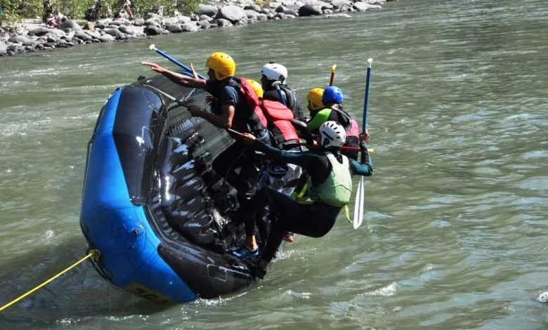Rafting trainees learned the tricks of self defense-Gimnar Singh
