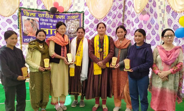 District level art and theater festival organized in Diet Tandi, Lahaul