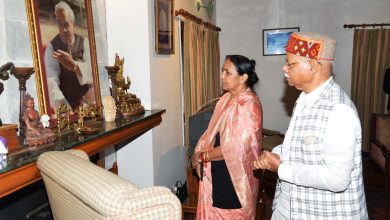 Governor reached Atal ji's residence in Prini