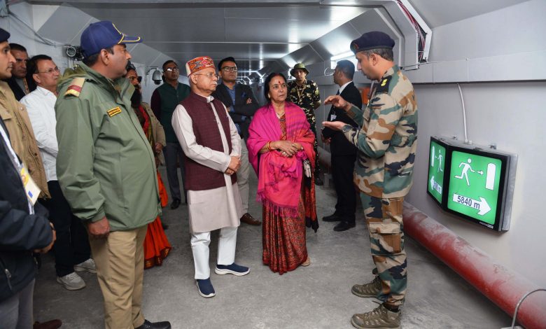 Governor visited Atal Tunnel*