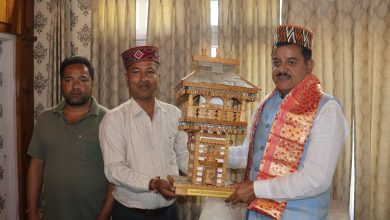 The temple committee of the deity Jamdagni Rishi Kot Bhandar temple honored the CPC.