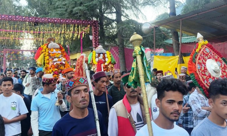 International Kullu Dussehra Festival Devmahakumbh, Gods and Goddesses reaching Kullu with Lav Lashkar on foot from hundreds of kilometers away.