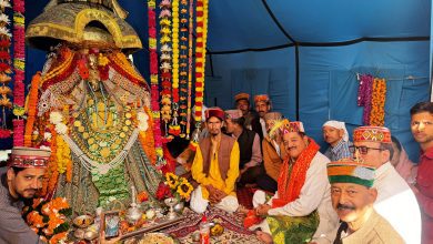 Temporary camps of Gods and Goddesses on the third day of International Kullu Dussehra Utsav Dev Mahakumbh