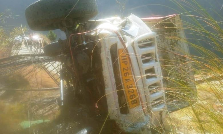 Jeep accident in Gharshu, Kinnaur, 1 killed, 2 injured
