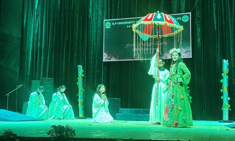 Student artists are performing powerfully in the one act play competition at the Youth Festival.