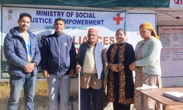 District Red Cross Society has provided assistive devices to 38 disabled persons as per their requirement in Ani sub-division.