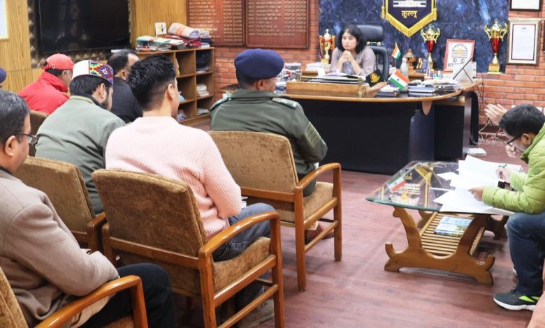 Instructions given to smoothly operate the parking system in various parking areas in Kullu - Torul S Ravish