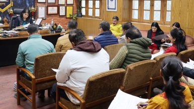 Deputy Commissioner presided over the meeting of District Level Chief Minister Sukh Ashray Yojana