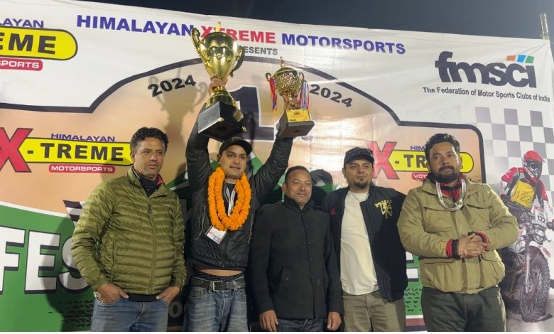 Manali's Pulkit Thakur wins Himalayan Extreme Motorsports Kullu Festival of Speed Autocross Championship
