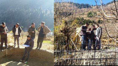 Jaika's water flow irrigation project inspected the gauge from Vyasar