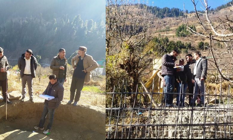 Jaika's water flow irrigation project inspected the gauge from Vyasar