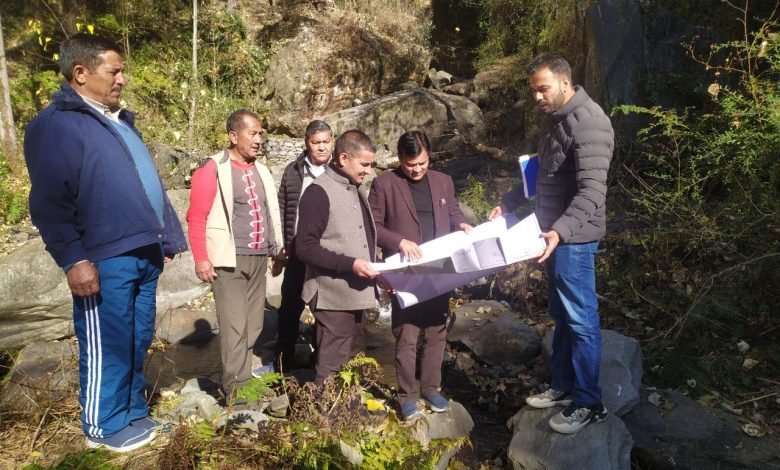 Himachal Pradesh Crop Diversification Promotion Project (Phase-2) handed over the construction work of Water Flow Irrigation Scheme Shalang to the contractor by JAICA-ODA, Kullu.