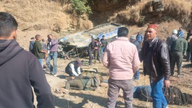 Tragic bus accident in Ani of Kullu district, 3 people including driver died