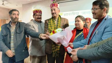 Amit Sood becomes the new president of District Kullu BJP