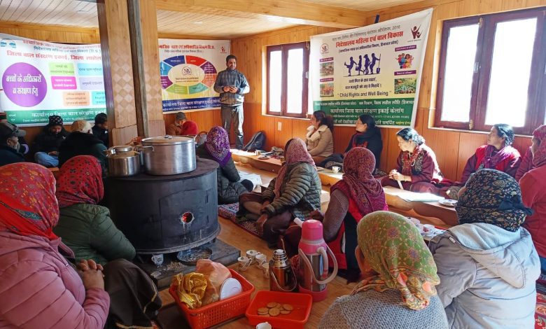Khangsar Panchayat learned about the laws related to child rights, child labour, child marriage and domestic violence - Deputy Head Ashok Kumar