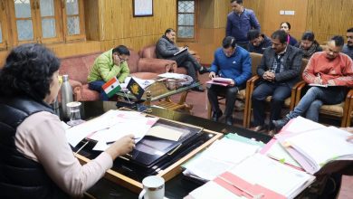 Meeting of the District Level Coordination Committee formed in the district for the smooth conduct of the eighth economic census at the regional level in District Kullu.
