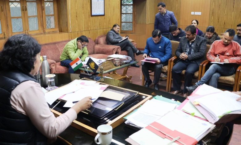 Meeting of the District Level Coordination Committee formed in the district for the smooth conduct of the eighth economic census at the regional level in District Kullu.